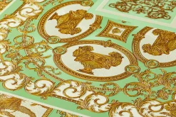Profhome 370482-GU Papier peint baroque légèrement texturé subtilement chatoyant 7,035 m2