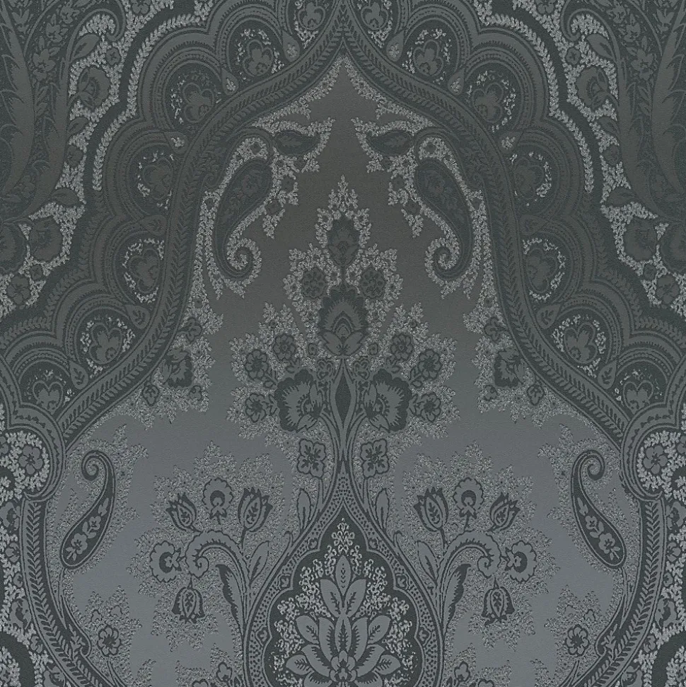 Profhome 387085-GU Papier peint baroque lisse scintillant 5,33 m2