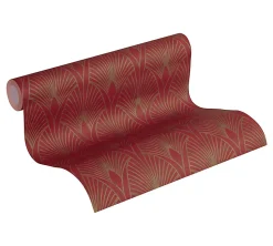 Profhome 374274-GU Papier peint de luxe exclusif légèrement texturé subtilement chatoyant 5,33 m2