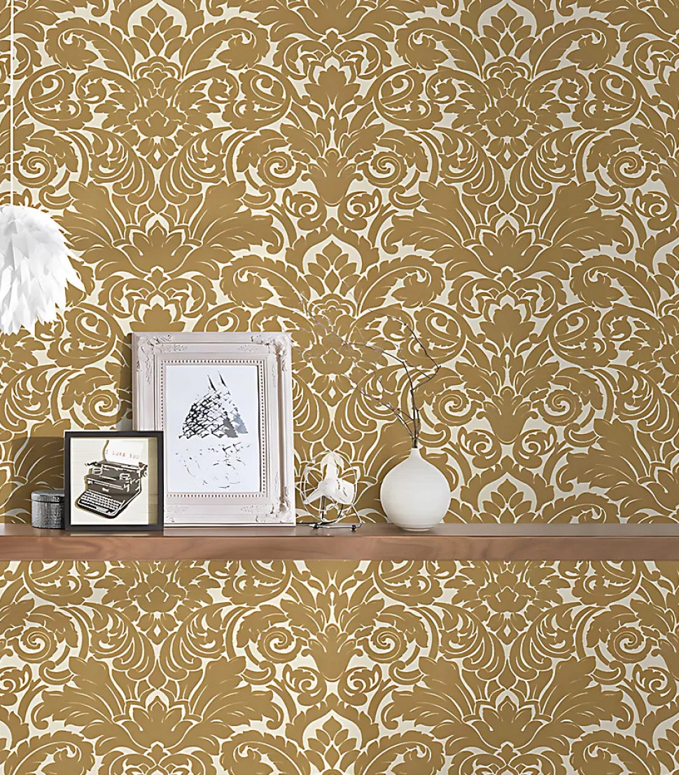 Profhome 335832-GU Papier peint baroque légèrement texturé mat 5,22 m2