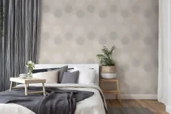 Profhome 937912-GU Papier peint à motifs graphiques texturé mat 5,33 m2