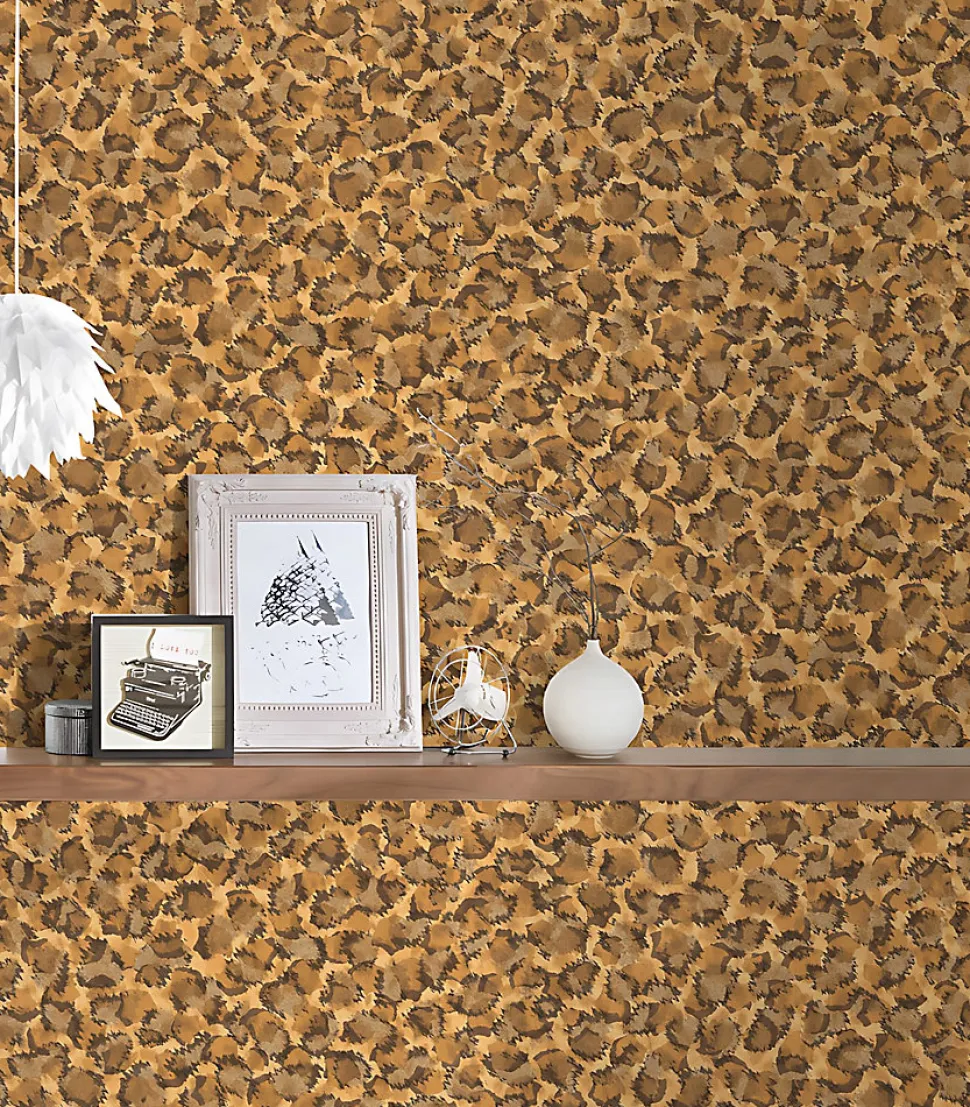 Profhome 349023-GU Papier peint motif animal lisse mat 7,035 m2