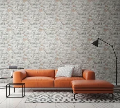 Profhome 369292-GU Papier peint aspect pierre carrelage lisse mat 5,33 m2