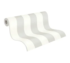 Profhome 381012-GU Papier peint à rayures légèrement texturé mat 5,33 m2