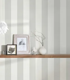 Profhome 381012-GU Papier peint à rayures légèrement texturé mat 5,33 m2