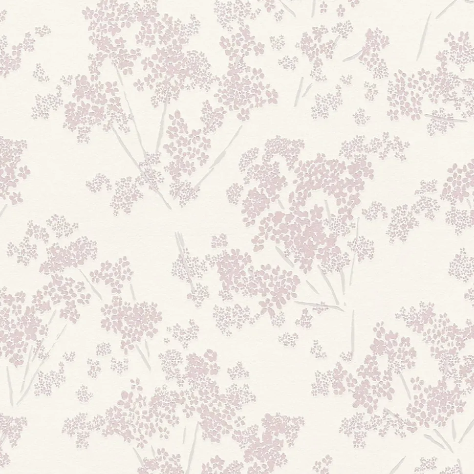 Profhome 395481-GU Papier peint floral texturé brillant 5,33 m2