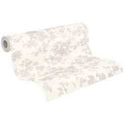 Profhome 395481-GU Papier peint floral texturé brillant 5,33 m2