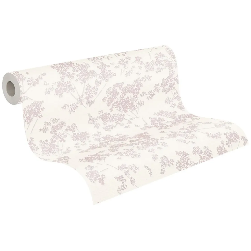 Profhome 395481-GU Papier peint floral texturé brillant 5,33 m2