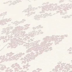 Profhome 395481-GU Papier peint floral texturé brillant 5,33 m2