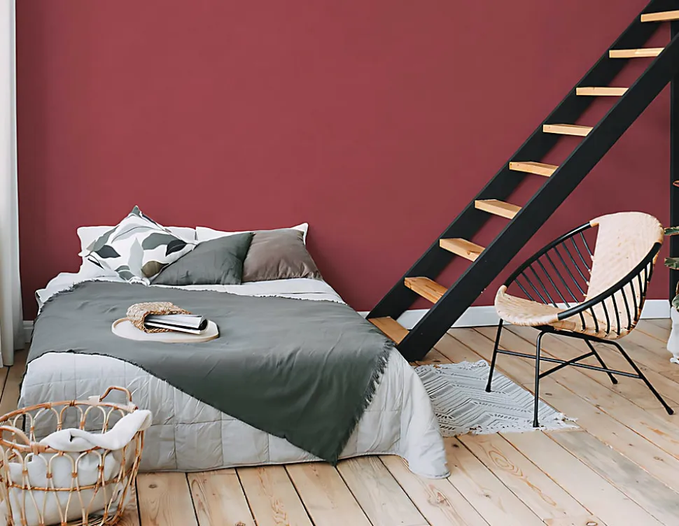 Profhome 378653-GU Papier peint ton-sur ton légèrement texturé mat 5,33 m2