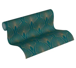 Profhome 374275-GU Papier peint de luxe exclusif légèrement texturé subtilement chatoyant 5,33 m2