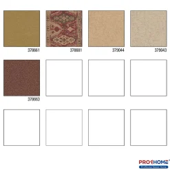 Profhome 378661-GU Papier peint à motifs graphiques légèrement texturé brillant 5,33 m2