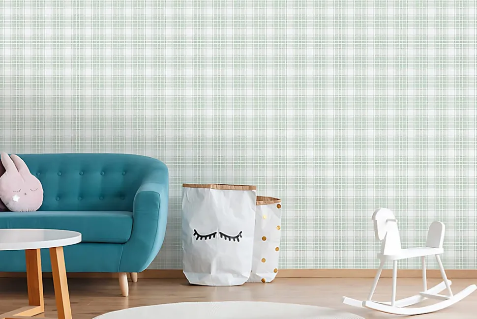 Profhome 381222-GU Papier peint aspect textile légèrement texturé mat 5,33 m2