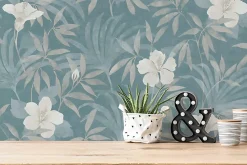 Profhome 380285-GU Papier peint floral légèrement texturé mat 5,33 m2