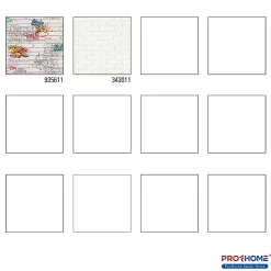 Profhome 935611-GU Papier peint à motifs graphiques légèrement texturé mat 5,33 m2