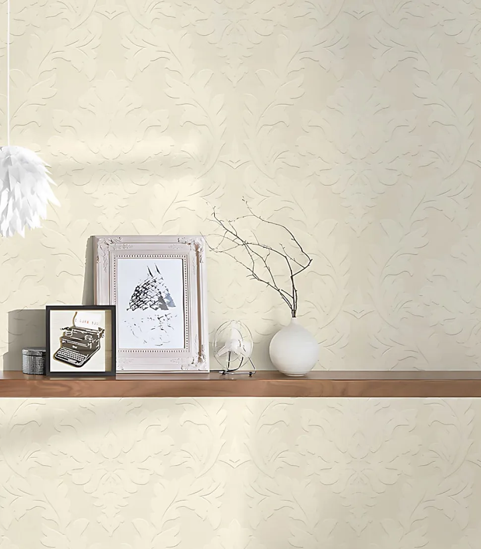 Profhome 335801-GU Papier peint baroque légèrement texturé mat 5,22 m2
