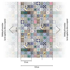 Profhome 398361-GU Papier peint photo lisse mat 1,59 m x 2,8 m
