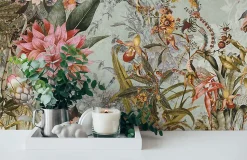Profhome 381771-GU Papier peint floral lisse mat 5,33 m2