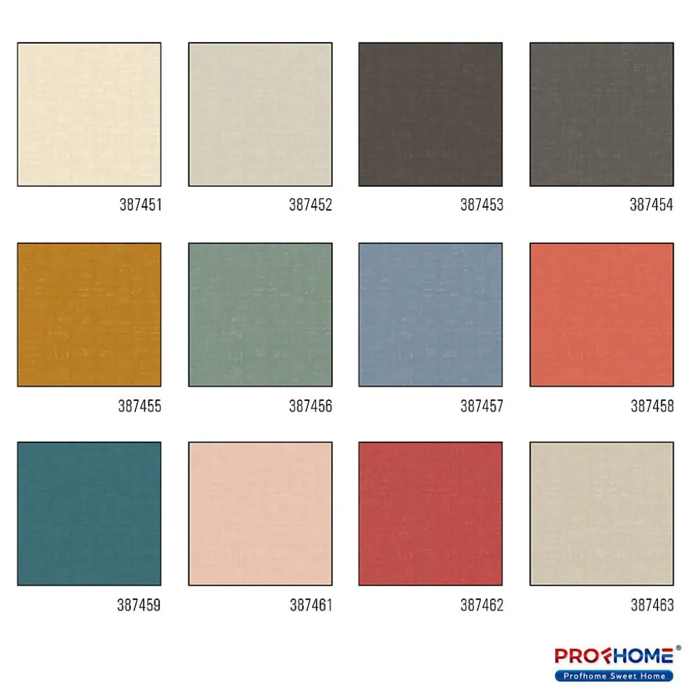 Profhome 387459-GU Papier peint unicolor légèrement texturé mat 5,33 m2