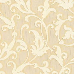 Profhome 954902-GU Papier peint aspect textile texturé mat 5,33 m2