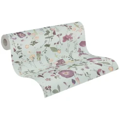 Profhome 397463-GU Papier peint floral légèrement texturé mat 5,33 m2
