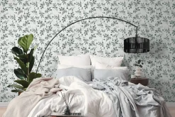 Profhome 397682-GU Papier peint style country lisse et des accents métalliques 5,33 m2