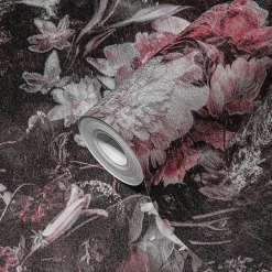 Profhome 388214-GU Papier peint floral légèrement texturé satiné 5,33 m2