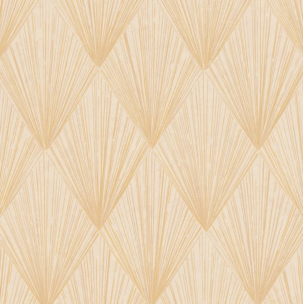 Profhome 378643-GU Papier peint à motifs graphiques légèrement texturé subtilement chatoyant 5,33 m2