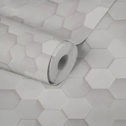 Profhome 387231-GU Papier peint pour cuisine et bain lisse mat 5,33 m2
