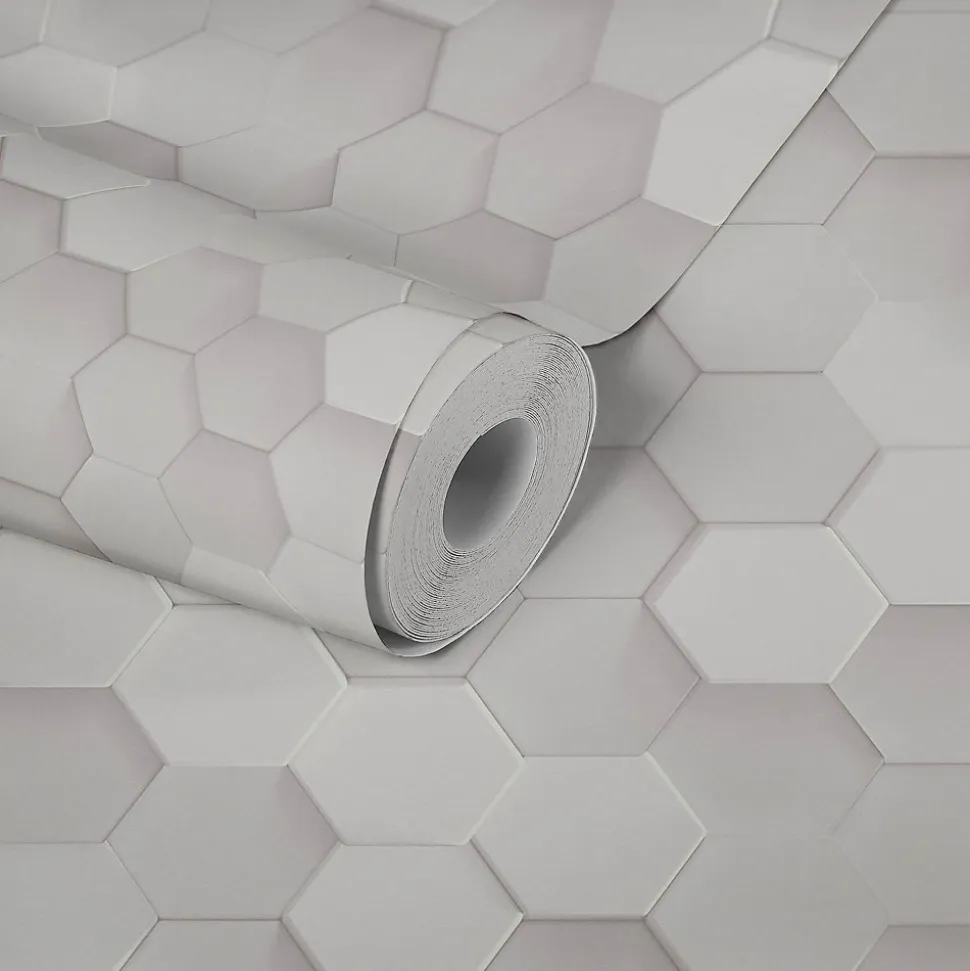Profhome 387231-GU Papier peint pour cuisine et bain lisse mat 5,33 m2