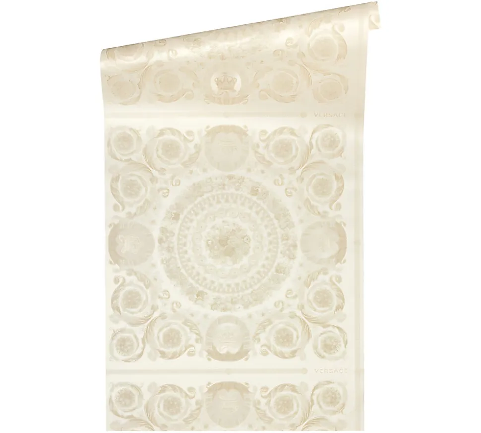 Profhome 370551-GU Papier peint baroque légèrement texturé brillant 7,035 m2