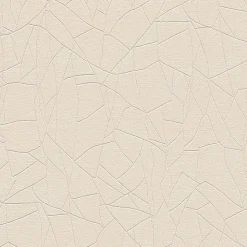 Profhome 399342-GU Papier peint à motifs graphiques légèrement texturé et des accents métalliques 5,33 m2