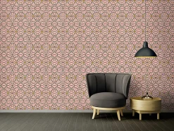 Profhome 370496-GU Papier peint baroque lisse subtilement chatoyant 7,035 m2
