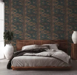 Profhome 378682-GU Papier peint ethnique légèrement texturé mat 5,33 m2