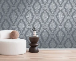 Profhome 397657-GU Papier peint baroque texturé satiné 5,33 m2
