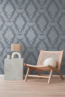 Profhome 397657-GU Papier peint baroque texturé satiné 5,33 m2