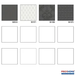 Profhome 968524-GU Papier peint unicolor texturé mat 5,33 m2
