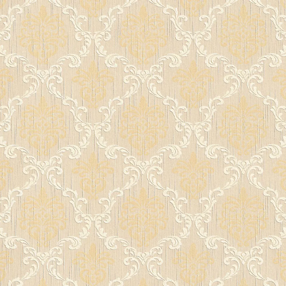 Profhome 956292-GU Papier peint aspect textile texturé mat 5,33 m2