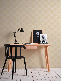 Profhome 956292-GU Papier peint aspect textile texturé mat 5,33 m2
