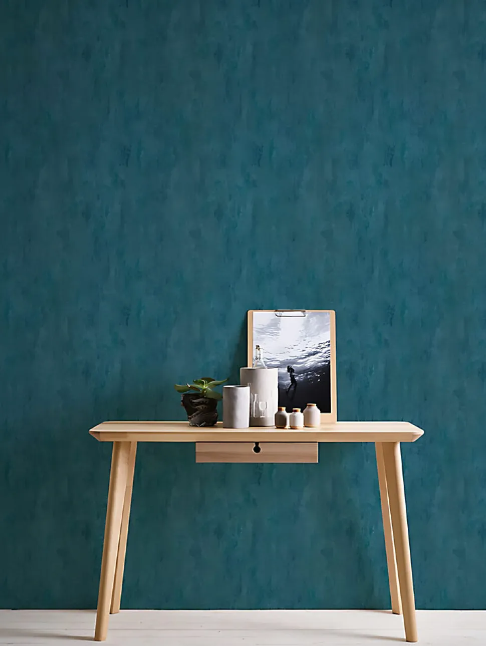 Profhome 380445-GU Papier peint ton-sur ton légèrement texturé effet métallique 5,33 m2