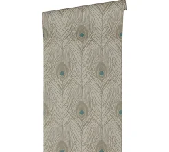 Profhome 369716-GU Papier peint nature légèrement texturé mat 5,33 m2