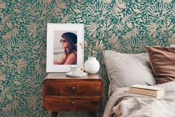 Profhome 388311-GU Papier peint de luxe exclusif texturé et un effet métallique 5,33 m2