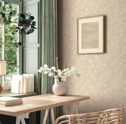 Profhome 387474-GU Papier peint floral légèrement texturé mat 5,33 m2