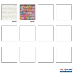 Profhome 343992-GU Papier peint nature légèrement texturé mat 5,33 m2