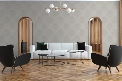 Profhome 379014-GU Papier peint baroque légèrement texturé mat 5,33 m2