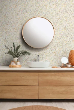 Profhome 397471-GU Papier peint floral légèrement texturé mat 5,33 m2