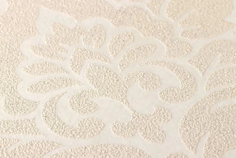 Profhome 372703-GU Papier peint baroque légèrement texturé subtilement chatoyant 5,33 m2