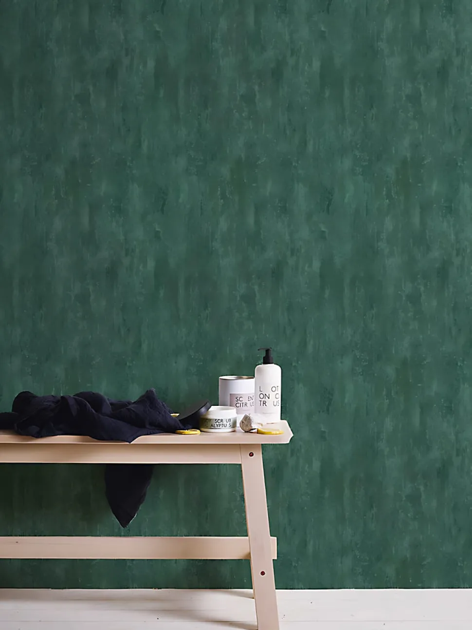 Profhome 380444-GU Papier peint ton-sur ton légèrement texturé effet métallique 5,33 m2