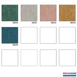 Profhome 380444-GU Papier peint ton-sur ton légèrement texturé effet métallique 5,33 m2