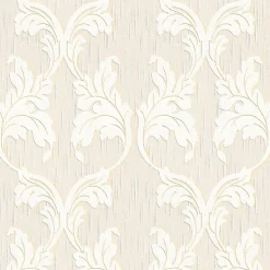 Profhome 956287-GU Papier peint aspect textile texturé mat 5,33 m2